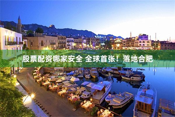 股票配资哪家安全 全球首张！落地合肥