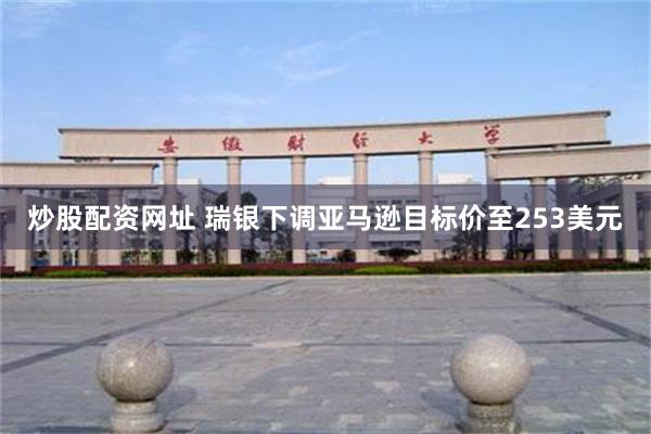 炒股配资网址 瑞银下调亚马逊目标价至253美元