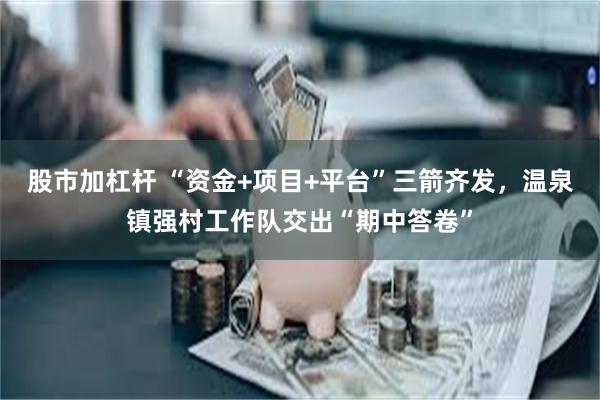 股市加杠杆 “资金+项目+平台”三箭齐发，温泉镇强村工作队交出“期中答卷”