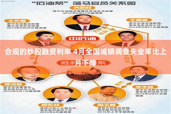 合规的炒股融资利率 4月全国城镇调查失业率比上月下降